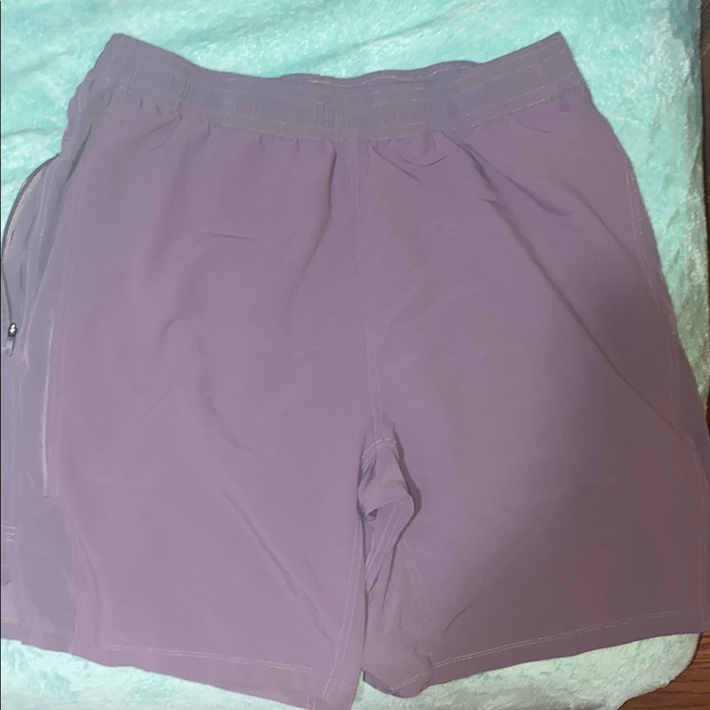 Adidas Gray Athletic Shorts with Elastic Waistband